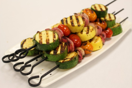 Skewered Ribbon Squash