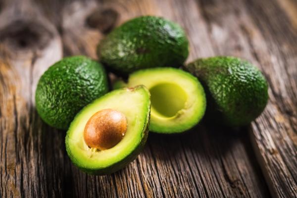 avocados on a wooden table